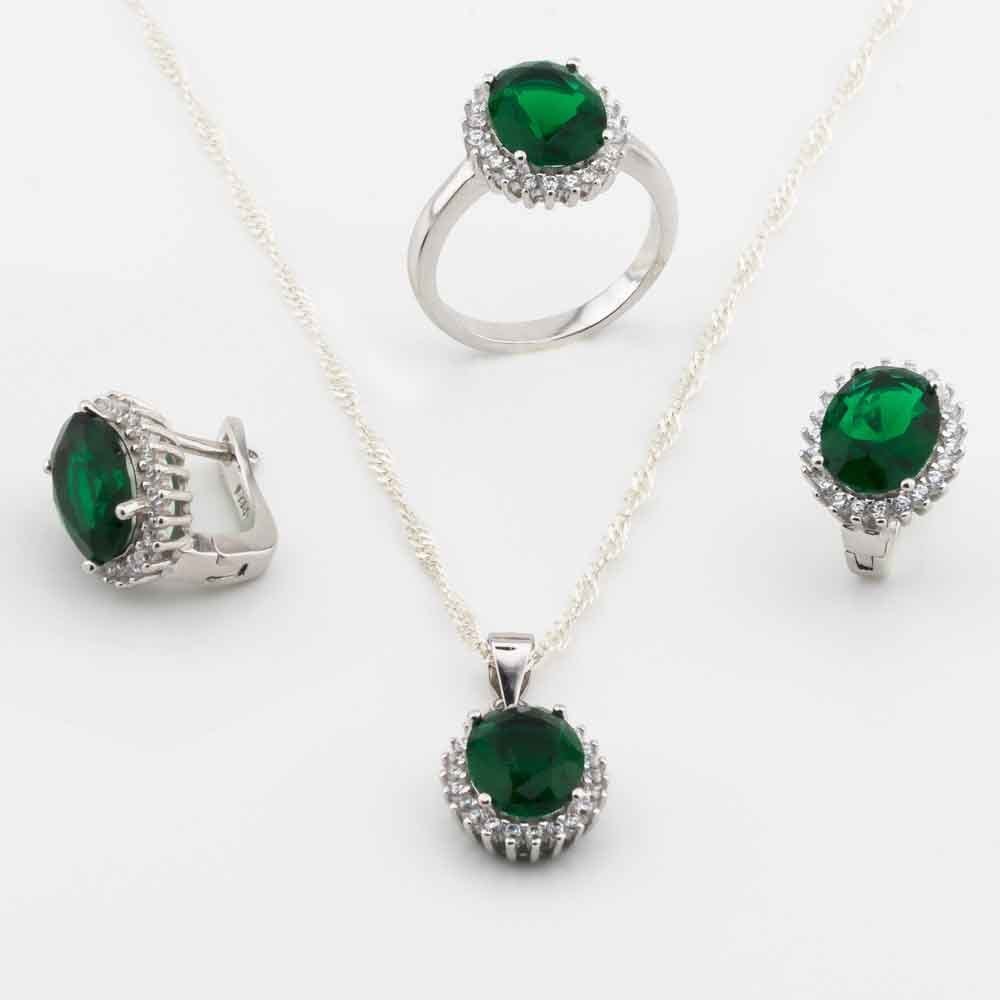 925-ayar-gumus-yesil-zirkon-tasli-yuvarlak-model-bayan-set-2842