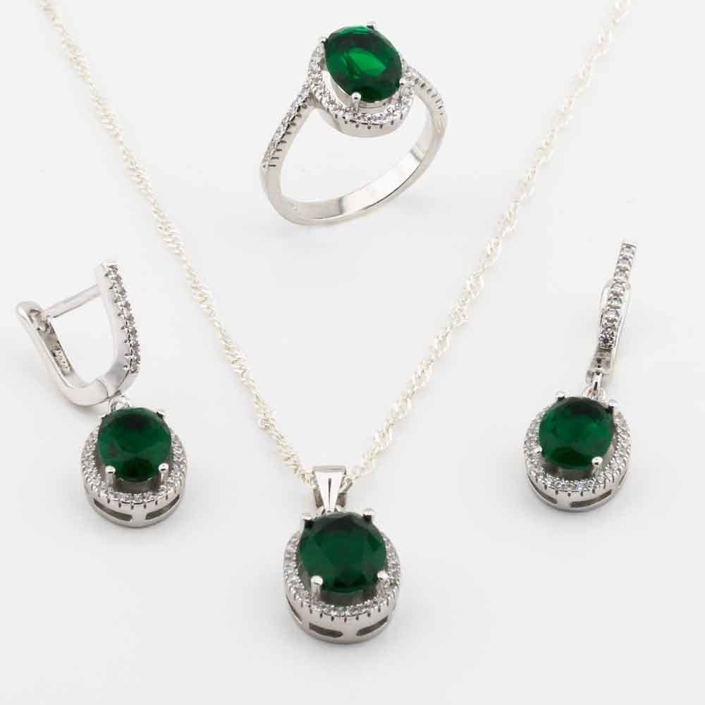 925-ayar-gumus-yesilzirkon-tasli-yuvarlak-model-bayan-set-2840