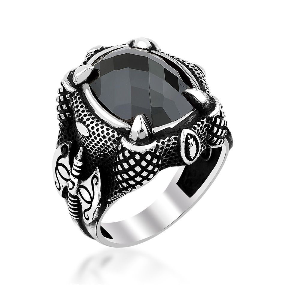 siyah-zirkon-tasli-kartal-penceli-erkek-gumus-yuzuk-444