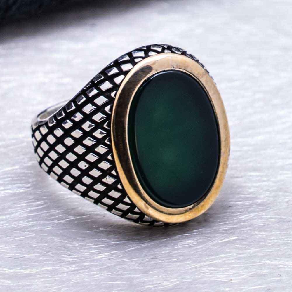 925-ayar-gumus-yesil-akik-tasli-erkek-yuzuk-7688