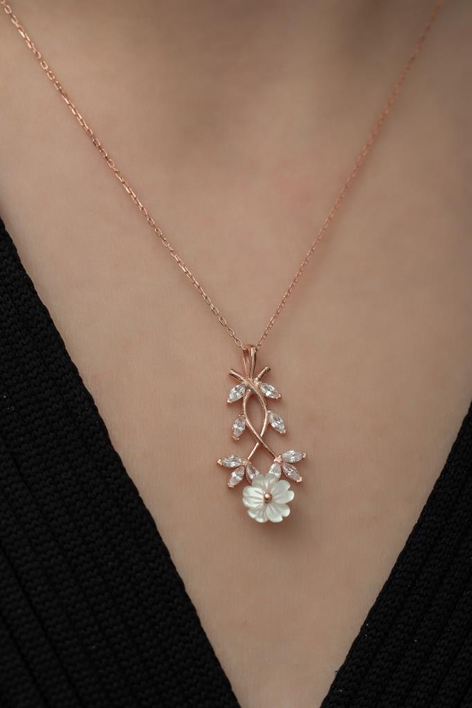 baget-tasli-manolya-cicegi-gumus-kolye-rose-5168