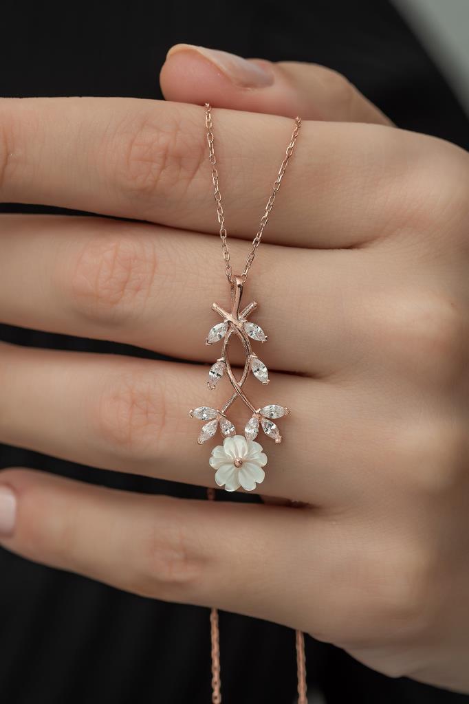 baget-tasli-manolya-cicegi-gumus-kolye-rose-5169